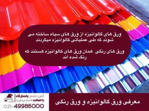 معرفی ورق گالوانیزه و رنگی