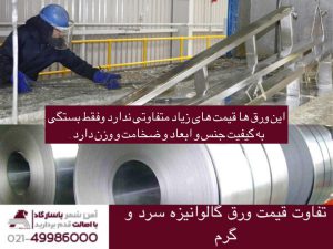 تفاوت قیمت ورق گالوانیزه سرد و گرم